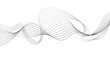 curvy abstract line wave graphic gray background