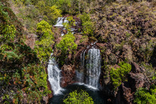The Florence Falls On The Florence Creek, The Litchfield National Park, Northern Territory, Australia.