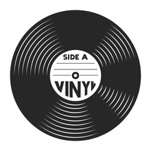 Retro Vinyl Record Concept