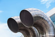 Stainless steel pipes. Air exchange ducts, underground constructions.