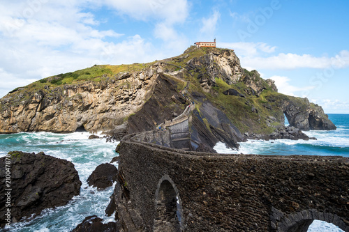 Fotomural Spanien - Baskenland - San Juan de Gaztelugatxe
