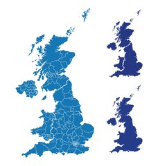 Wall Mural - Map of Great Britain