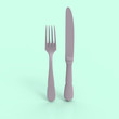 © ThorstenSchmitt - Fork and Knife 3D Render