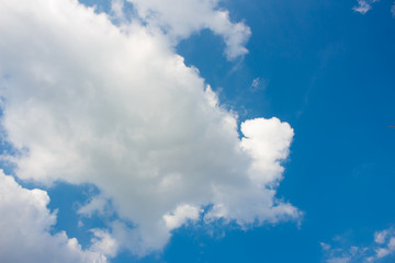 Wall Mural - Blue sky with clouds