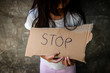 © AtjananC. - Trafficking in human beings, Human trafficking. Human not for sale. Human is not a product. Stop child abuse.