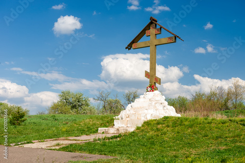 Valokuva Calvary on the White well, Zaraysk, Moscow region (Russia).