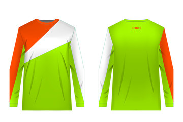 Wall Mural - sportswear jersey template