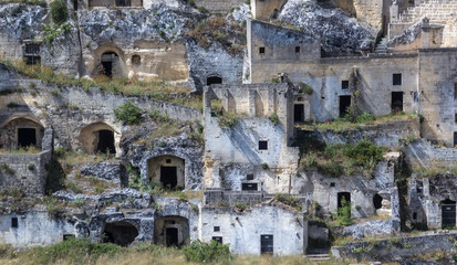 Matera i Sassi dettaglio del panorama - Capitale Europea della Cultura 2019 