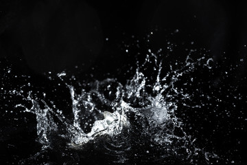 water splash black background backdrop fresh feeling