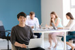 © Pixel-Shot - Asian man with laptop during business meeting in office