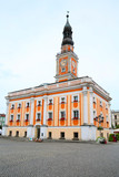 The historic city hall in Leszno, Wielkopolskie, Poland