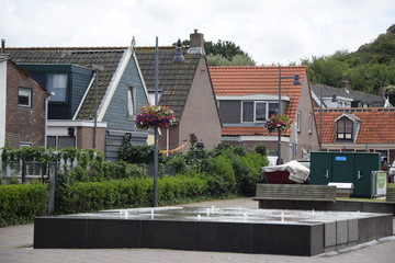 Canvas Print - Brunnen in Egmond aan Zee, Holland