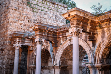 Hadrians Gate in Antalya, Turkey