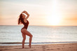 © Margo Basarab - The beautiful bikini model on sunset