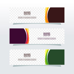 Wall Mural - abstract web banner design background or header templates in transparent background