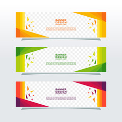 Wall Mural - abstract web banner design background or header templates in transparent background