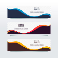 Wall Mural - abstract web banner design background or header templates in transparent background