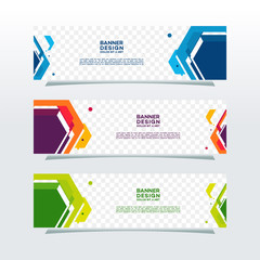 Wall Mural - abstract web banner design background or header templates in transparent background
