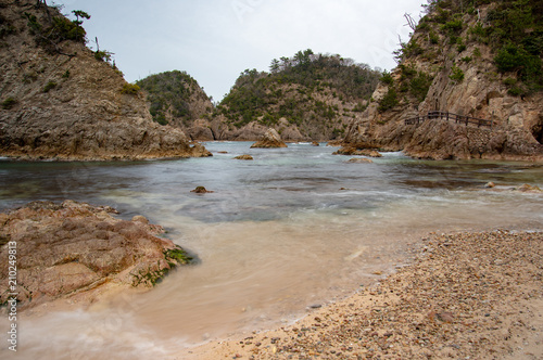 鳥取県岩美町 山陰ジオパーク 浦富海岸の鴨ヶ磯 Stock Photo Adobe Stock