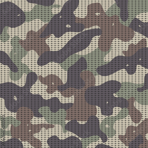 Naklejka dekoracyjna Klasyczny styl maskowania camo