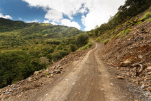 Dirt Road In Chin State, Myanmar