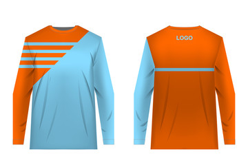 Wall Mural - sportswear jersey template