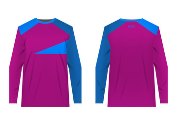 Wall Mural - sportswear jersey template