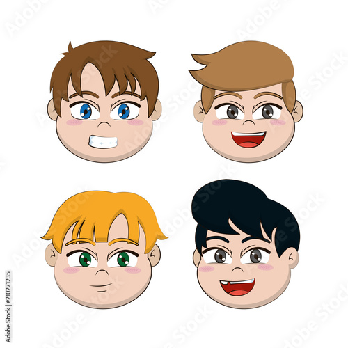 Cute Boy Faces Cartoons Buy This Stock Vector And Explore Similar Vectors At Adobe Stock Adobe Stock,Easy Cartoon Couple Drawing Images