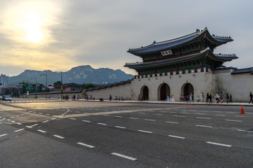 Wall Mural - Jun 17, 2018 Gwanghwamun main gate of Gyeongbok Palace, Seoul ,Korea