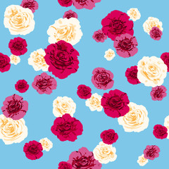 Poster - Summer floral pattern