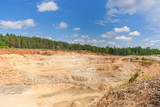 Fototapeta Do pokoju - View of sandy quarry