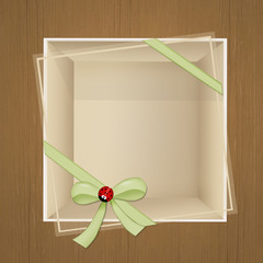 Sticker - decoration of the gift box