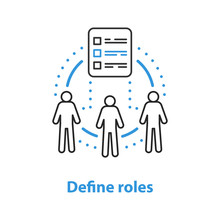 Defining Roles Concept Icon