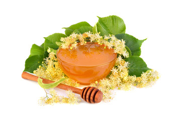 Sticker - Fresh honey with linden flowers