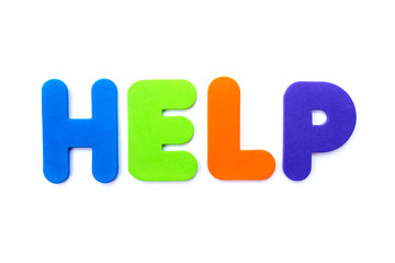 Poster - The word HELP