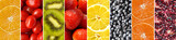 Fototapeta Fototapety do kuchni - Collection different fruits, berries and vegetables
