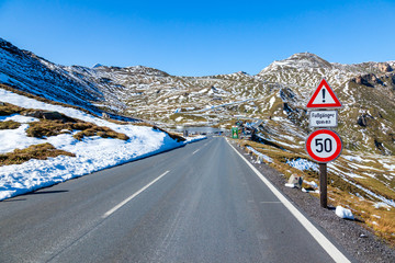 Wall Mural - Views along the Grossglockner High Alpine Road in Austria, Europe