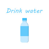 Fototapeta Panele - Water bottle icon