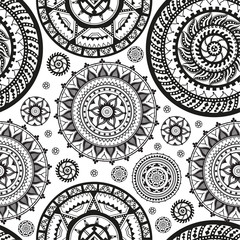 Wall Mural - Seamless pattern in ethnic style