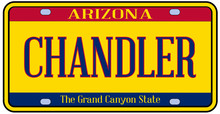 Arizona Chandler State License Plate