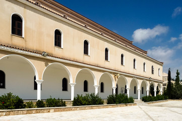 Wall Mural - Open gallery along the building