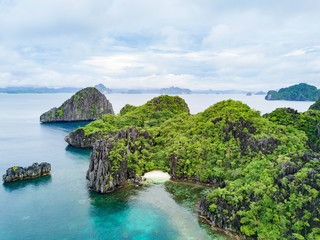 El Nido Palawan Philippines Island Hopping Drone 