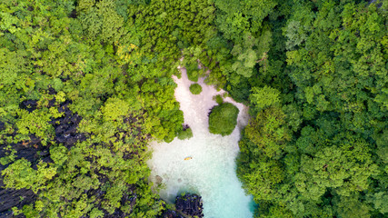 El Nido Palawan Philippines Island Hopping Drone 