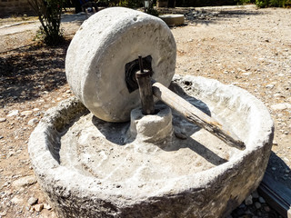 Wall Mural - Excavations at the site of an ancient temple in Cyprus