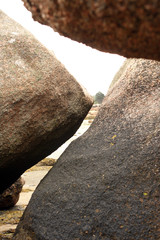 Canvas Print - Côte de granit rose en Bretagne