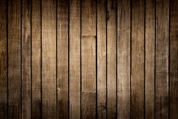 Poster - Rustic wood planks background, wood texture