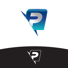 Letter P logo