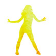 © zolotons - watercolor silhouette girl dancing