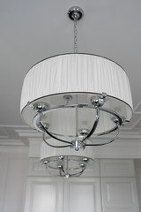 Wall Mural - Light chrome-plated chandelier