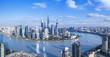 Panorama view of Shanghai city.